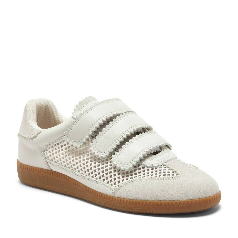 NEW SILENT D women's seen retro sneaker in white